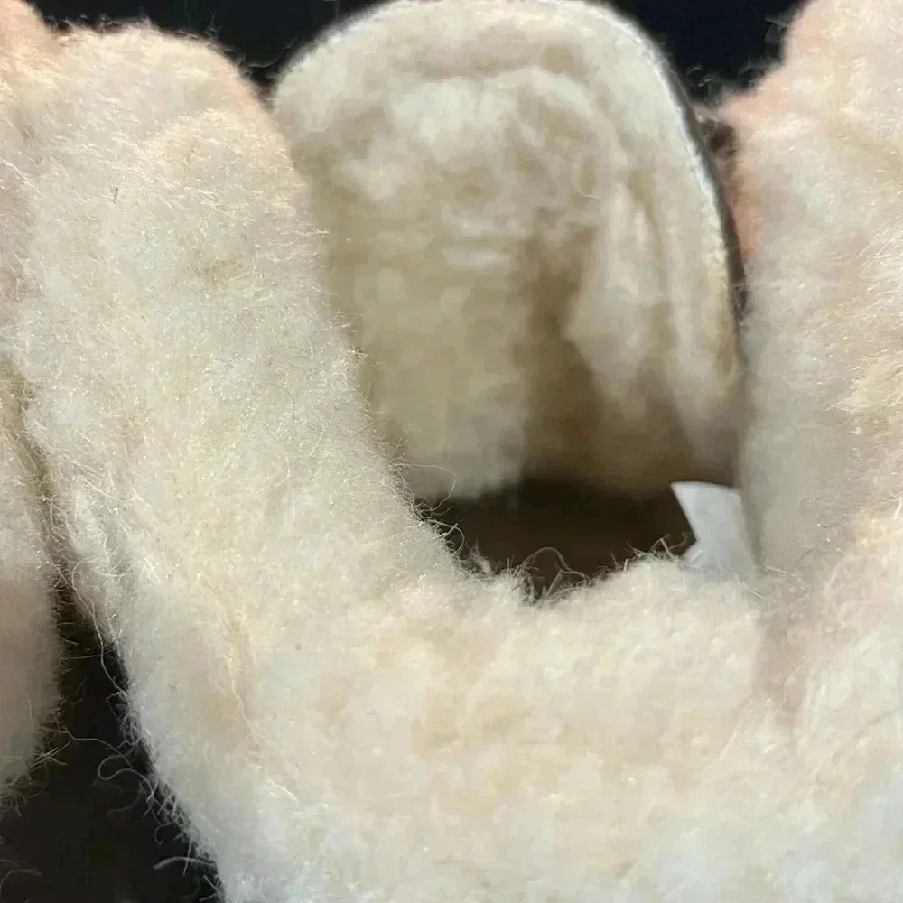 BEARPAW Cheryl Never Wet winter warm boots cow suede/wool faux fur lining - 7